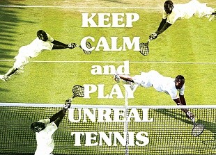 Магнит MILO - KEEP CALM AND PLAY UNREAL TENNIS