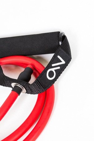 Эспандер с ручками 7/6 Latex Resistance Band Tube red