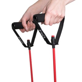 Эспандер с ручками 7/6 Latex Resistance Band Tube red