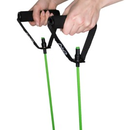Эспандер с ручками 7/6 Latex Resistance Band Tube green