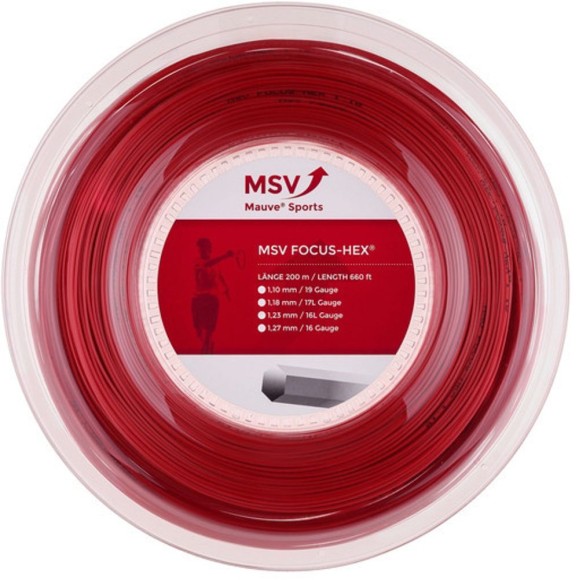 Струна теннисная MSV Focus-HEX (200 m)