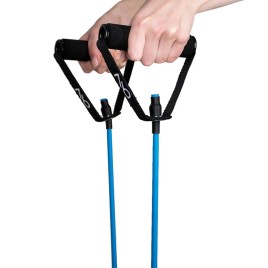 Эспандер с ручками 7/6 Latex Resistance Band Tube blue