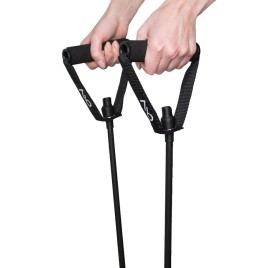 Эспандер с ручками 7/6 Latex Resistance Band Tube black