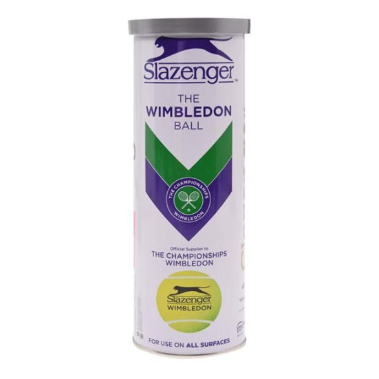 Мячи теннисные SLAZENGER Wimbledon Ultra Vis (3)