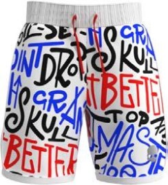 Шорты HYDROGEN Boys GRAFFITI TECH SHORTS