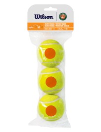 Мячи теннисные WILSON ROLAND GARROS Orange (3)