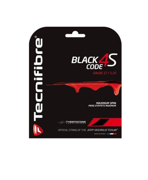 Струна теннисная TECNIFIBRE Black Code 4S (12 m)