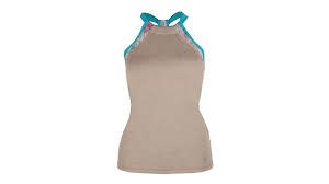 Майка SOFIBELLA Athletic Halter Top Sand Melange