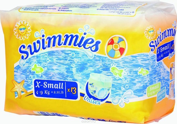 Трусики для плавания SWIMMIES 4-9 кг 13 шт. (ХS)