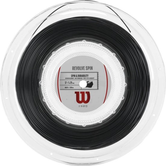 Струна теннисная WILSON Revolve Spin (200 m)